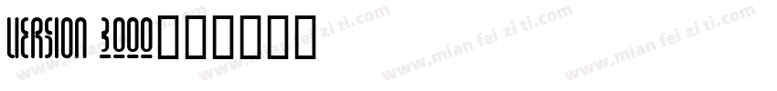 Version 3000字体转换